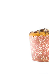 banana cup cake on White Background