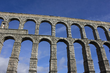 Fototapeta premium Roman Aqueduct in Segovia, Spain