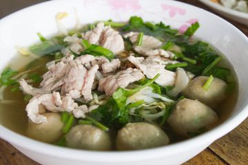 Pork meatball soup