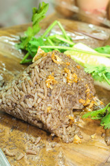 Khao Kan Jin or Jim Som Ngiao Thai foods