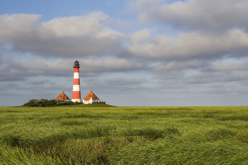 Fototapeta na wymiar Lighthouse in Salt Meadows