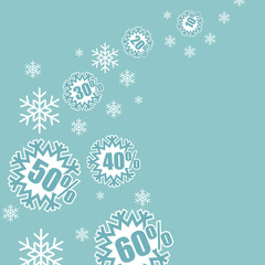 Christmas sale design template