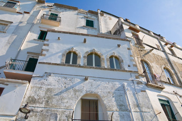 Fototapeta na wymiar Castle of Rhodes Gargano. Puglia. Włochy.