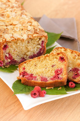 parts de cake aux framboise 2