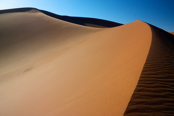 Fototapeta na wymiar Sand dune of Erg Chigaga