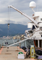 entrance of the yacht