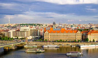 Obraz premium Prague Cityscape