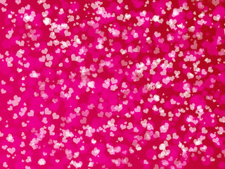 Valentine's day background with hearts