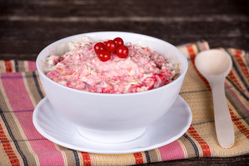 Muesli with berry