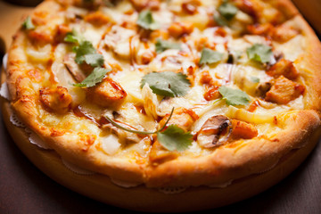 Beef pizza