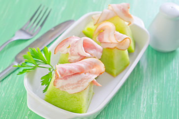 ham and melon