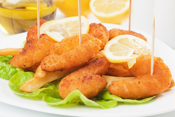 Breaded shrimp