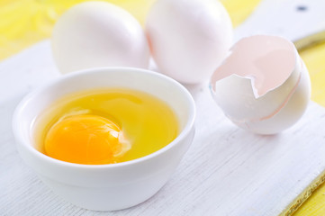 raw eggs