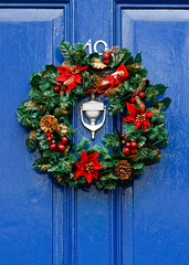 Festive Christmas wreath © stocksolutions