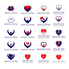 Medical Icons Set - Isolated On White Background