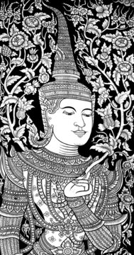 thai deva painting