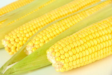 Crude corns  isolated on white