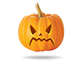 angry pumpkin