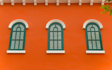Fototapeta premium orange wall