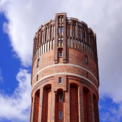Fototapeta na wymiar Wieża ciśnień w Lüneburg (Dolna Saksonia)