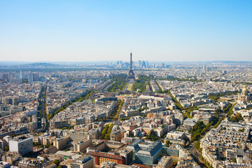 Paris in hot day.