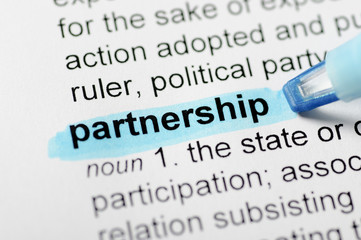Highlight partnership word