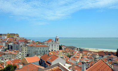 Obraz premium Lisboa - Bairro Alto / Tejo