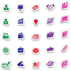 Sticker icon sticker label sticker vector icon collection 