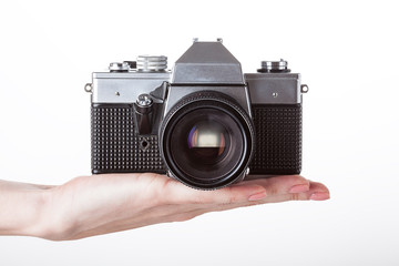 Camera and hand