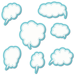 Vector Set Speech Bubbles