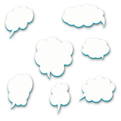 Vector Set Speech Bubbles