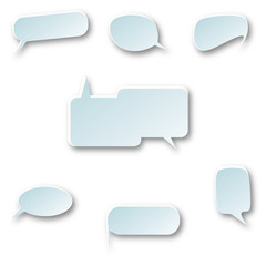 Vector Set Speech Bubbles