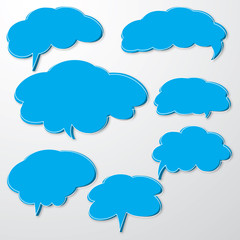 Vector Set Speech Bubbles