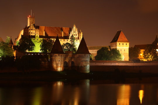 castello dei fratelli teutonici a Malbork, Polonia