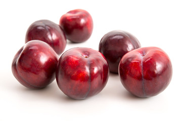 Rote Pflaumen