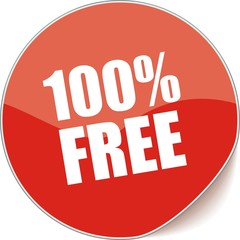 étiquette 100% free