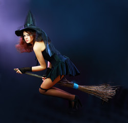 brunette witch