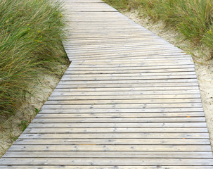 Der Weg zum Strand