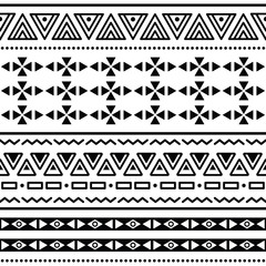 Tribal ethinc ztec seamless pattern