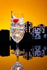 Metropolis Gin Tonic tom collins cocktail