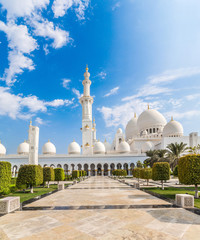 Sheikh Zayed Mosque in Middle East United Arab Emirates with ref