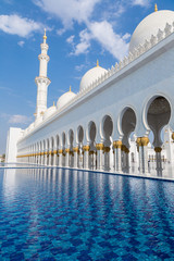 Sheikh Zayed Mosque in Middle East United Arab Emirates with ref