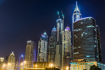 Obraz premium Dubai Marina cityscape, UAE