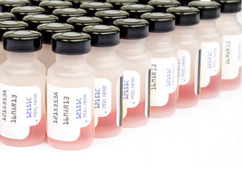 medical ampoules.