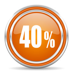 40 percent icon