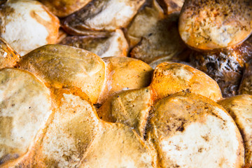 Rubber Latex of rubber trees.