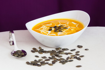 Kürbiscreme Suppe 3