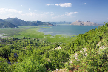 Fototapeta premium Lake Skadar National Park From Virpazar, Montenegro