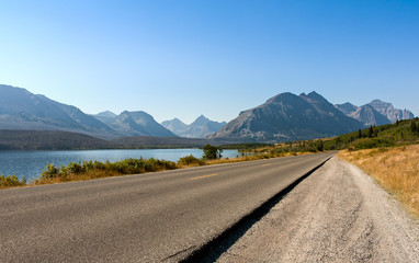 Drive into Glacier