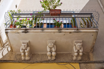 Historical palace. Manduria. Puglia. Italy.